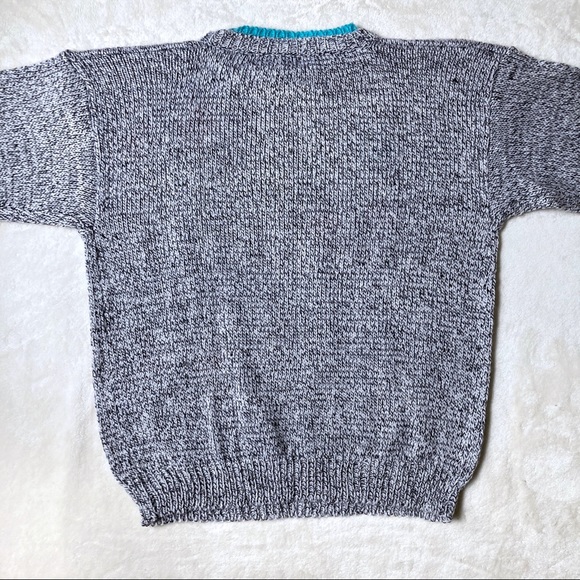 80s Gitano Vintage Pastel Bow Pullover Sweater - Picture 4 of 5